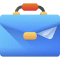 LinkedIn social media icon for business profile access