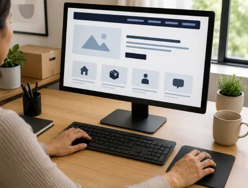 Accessible website information outlining inclusive browsing and usability support