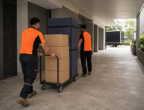 Removalists assisting with apartment and unit furniture relocations