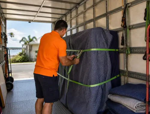 Removalists transporting furniture between Brisbane and Hervey Bay