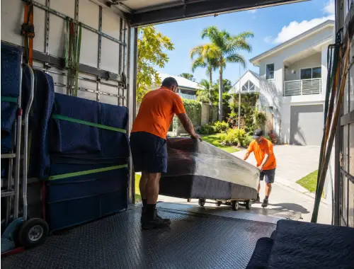 Furniture removalists travelling between Brisbane and the Sunshine Coast