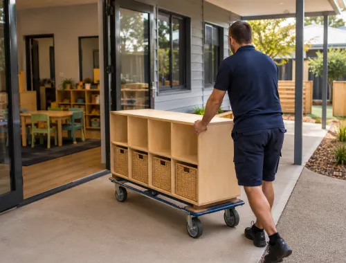Furniture removals for childcare centres requiring room or site changes