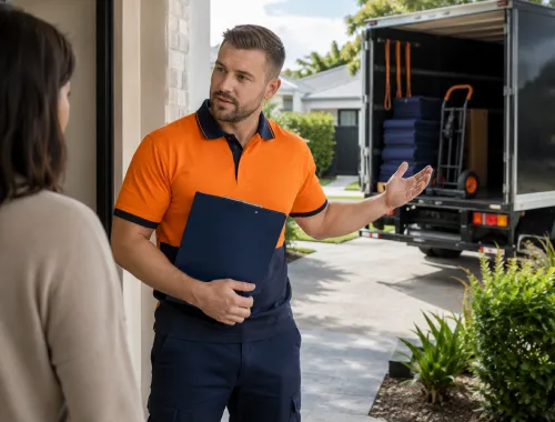 Customer reviewing important factors when choosing a Brisbane removalist