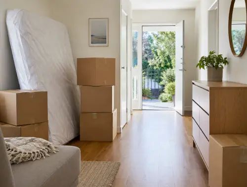 Pre-move checklist covering packing, access, parking and furniture preparation