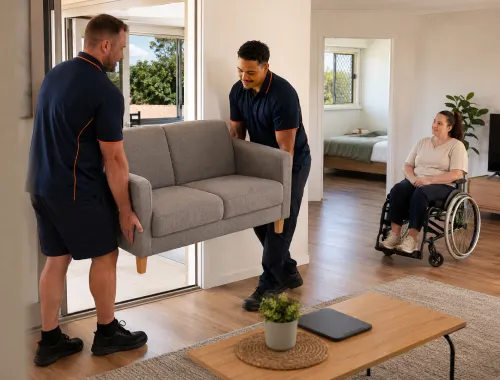 Furniture and household moving assistance for NDIS participants