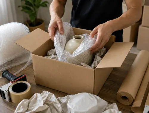 Practical packing guidance for furniture, fragile items, appliances and household belongings