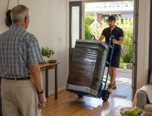 Removalist assistance for seniors and pensioners moving furniture and belongings