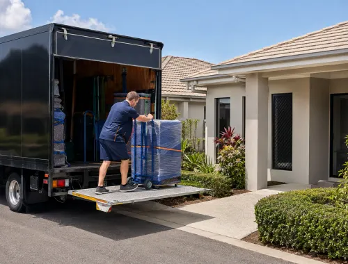 Removalists assisting with furniture moves into or out of retirement villages