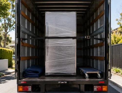 One household item being moved between agreed locations