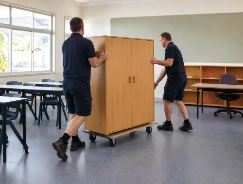 Furniture removal assistance for state school furniture relocation requirements