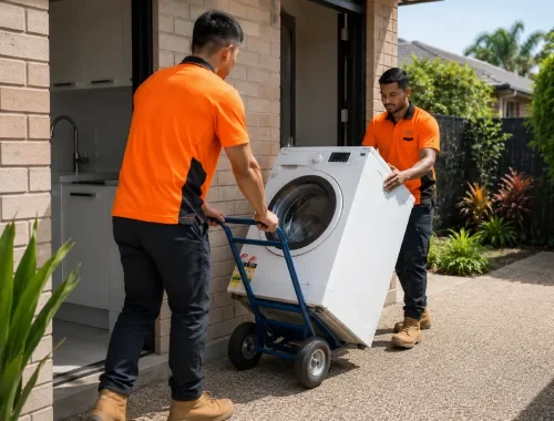 Household appliance transport for residential moving requirements
