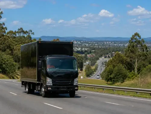 Household furniture transport linking Brisbane with Ipswich