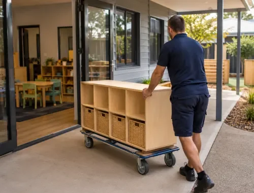 Furniture removals for childcare centres requiring room or site changes