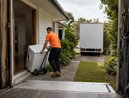 Household furniture moving and residential transport in Enoggera