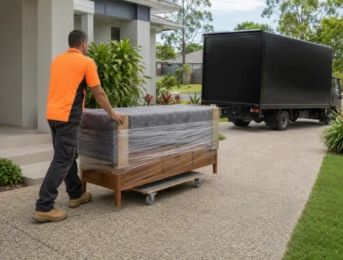 Furniture collection and delivery between agreed pickup and destination addresses