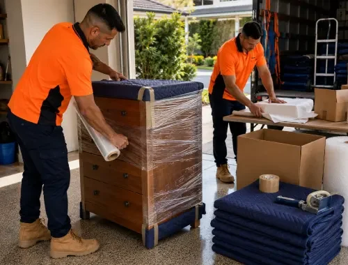 Packing assistance and moving support for furniture and household belongings