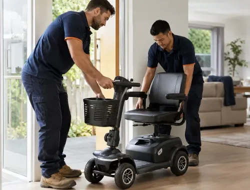 Physical delivery service for suitable disability and mobility equipment
