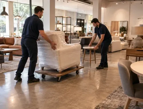 Retail furniture collection and delivery for homes and businesses