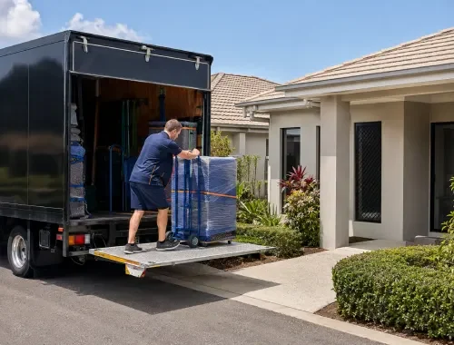 Removalists assisting with furniture moves into or out of retirement villages
