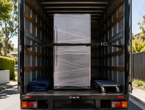 One household item being moved between agreed locations