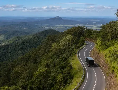 Household furniture moving route from Sunshine Coast to Toowoomba